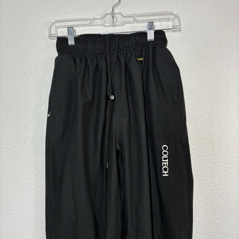 Coltech Snow Pants Mens XS Black Gore-Tex Waterproof Ski Lined Elastic Waist